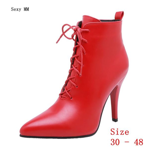 boots spring autumn high heel shoes women ankle booties woman short heels small plus size 30 - 48, Black
boots spring autumn high heel shoes women ankle booties woman short heels small plus size 30 - 48, Black