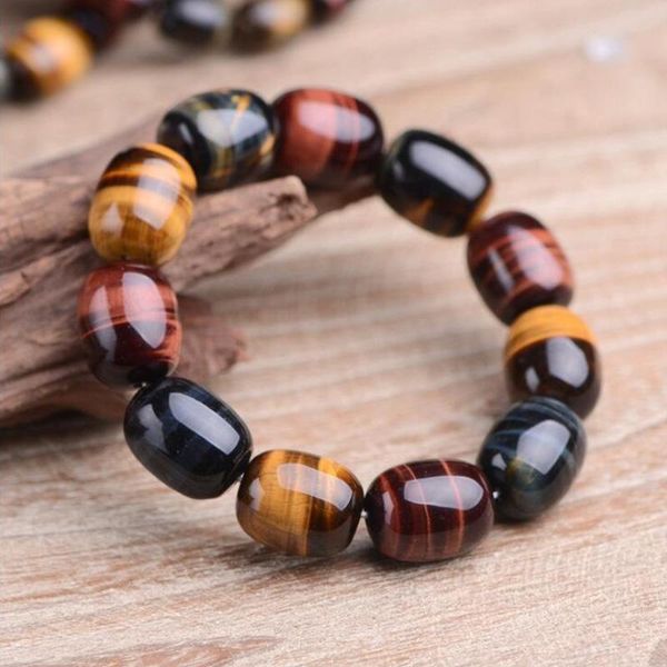 charm bracelets 5a 6a natural multi color tiger eye stone bracelet men women bangles elastic rope chain jewelry, Golden;silver
charm bracelets 5a 6a natural multi color tiger eye stone bracelet men women bangles elastic rope chain jewelry, Golden;silver