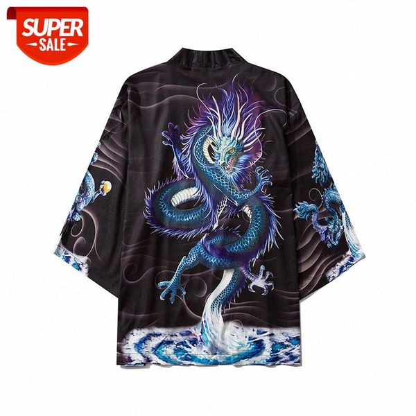 chinese style prajna pattern dragon wave road robe men and women retro beach shirts #ai3x, White;black
chinese style prajna pattern dragon wave road robe men and women retro beach shirts #ai3x, White;black