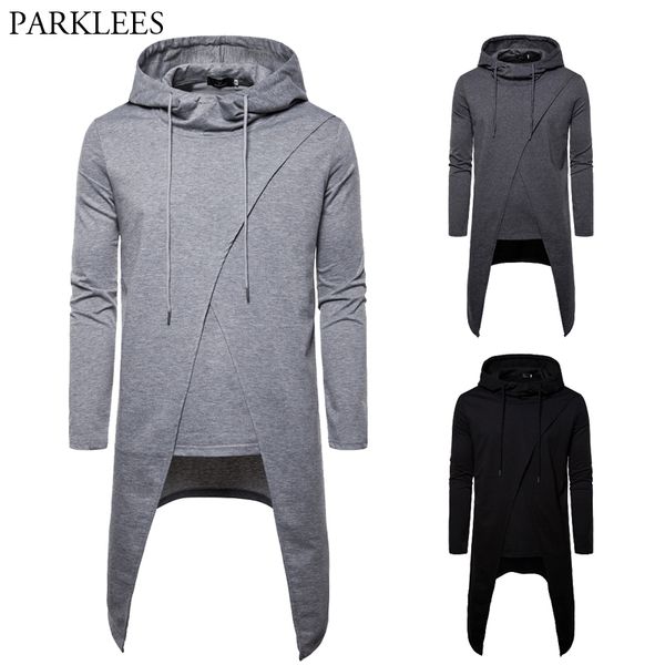 lrregular hem hooded sweatershirt turtleneck false two pieces men's autumn long-sleeve hoodies casual pullover hombre 210524, Black
lrregular hem hooded sweatershirt turtleneck false two pieces men's autumn long-sleeve hoodies casual pullover hombre 210524, Black