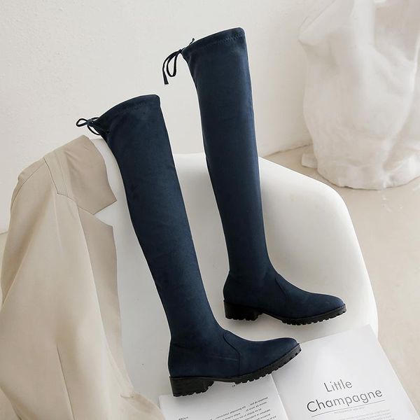 boots long 2021 ladies women's round toe knee slope with autumn and winter fashion increase all-match, Black
boots long 2021 ladies women's round toe knee slope with autumn and winter fashion increase all-match, Black
