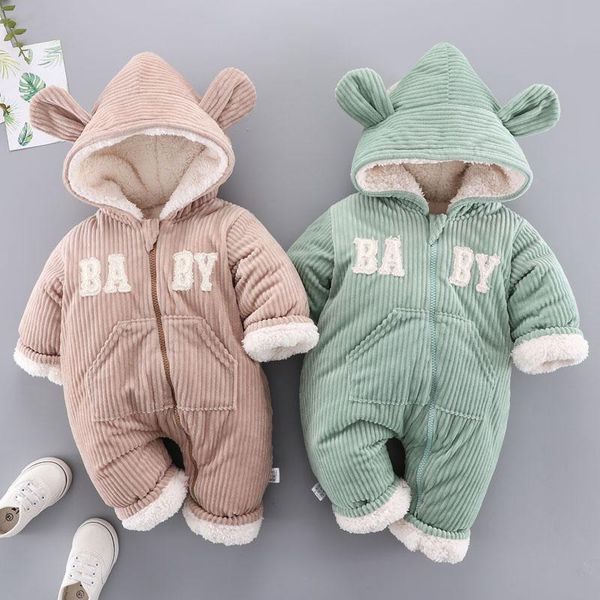 born baby winter cotton padded clothes boys and girls jumpsuits with thick jacket, Blue
born baby winter cotton padded clothes boys and girls jumpsuits with thick jacket, Blue