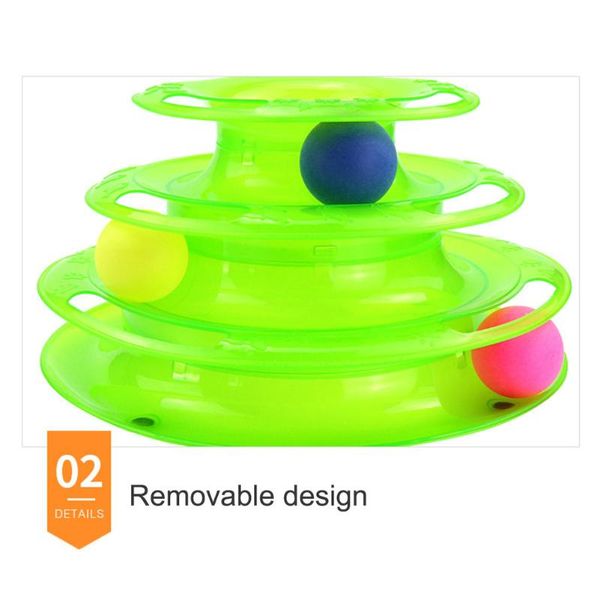 cat toys three levels toy ball training amusement plate tower tracks disc intelligence
cat toys three levels toy ball training amusement plate tower tracks disc intelligence