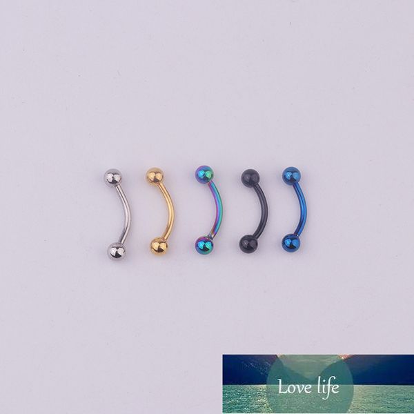 5pcs new colourful stainless steel internally threaded bananabells body piercing jewelry for ear belly eyebrow lip earring, Golden;silver
5pcs new colourful stainless steel internally threaded bananabells body piercing jewelry for ear belly eyebrow lip earring, Golden;silver