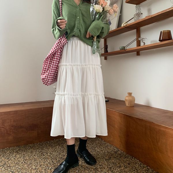 skirts all match solid sweet girls chiffon cake skirts high waist gentle a-line chic fashion mid-length skirt, Black
skirts all match solid sweet girls chiffon cake skirts high waist gentle a-line chic fashion mid-length skirt, Black