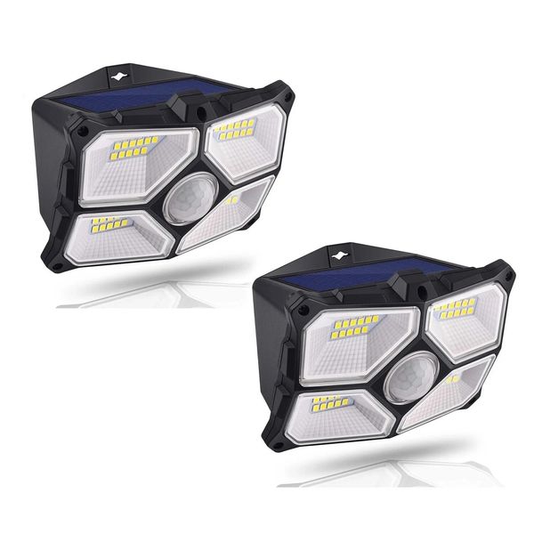 2/4pcs 40 led solar light wide angle outdoor wall lamp 10m sensoring distance 120 degree 150 lumen 4 luminescent surfaces - 2pcs
2/4pcs 40 led solar light wide angle outdoor wall lamp 10m sensoring distance 120 degree 150 lumen 4 luminescent surfaces - 2pcs