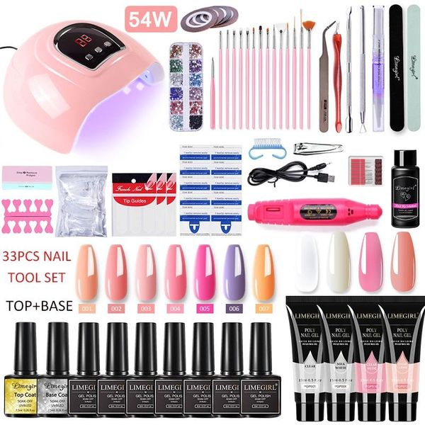 nail art kits limegirl set uv led lamp dryer with polygels & gel polish kit soak off manicure electric drill tools
nail art kits limegirl set uv led lamp dryer with polygels & gel polish kit soak off manicure electric drill tools