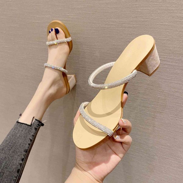 open sandals summer fashion wear toe one word diamond thick heel high sandal fashion sandal slipper women z5yp, Black
open sandals summer fashion wear toe one word diamond thick heel high sandal fashion sandal slipper women z5yp, Black