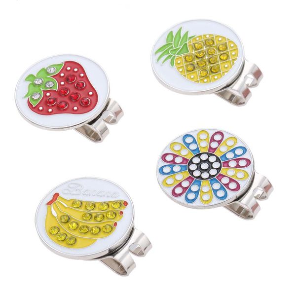 golf training aids 1pc zinc alloy bling rhinestone flower fruit pattern ball aiming marker alignment tool & hat clip decoration cap clips
golf training aids 1pc zinc alloy bling rhinestone flower fruit pattern ball aiming marker alignment tool & hat clip decoration cap clips