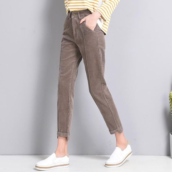 women's pants & capris literature and art slim large size autumn winter thickened down corduroy washed cotton, Black;white
women's pants & capris literature and art slim large size autumn winter thickened down corduroy washed cotton, Black;white