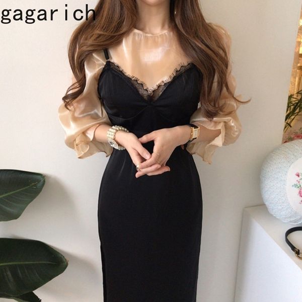 gagarich two piece set women elegant korean style female o-neck gloss chiffon lantern sleeve shirt lace stitching sling dress 210407, White
gagarich two piece set women elegant korean style female o-neck gloss chiffon lantern sleeve shirt lace stitching sling dress 210407, White