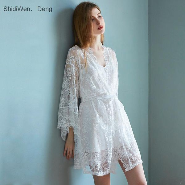 women's sleepwear like silk sling nightdress lace nightgown 2pcs sets housewear pajamas suit mini gowns night dress, Black;red
women's sleepwear like silk sling nightdress lace nightgown 2pcs sets housewear pajamas suit mini gowns night dress, Black;red