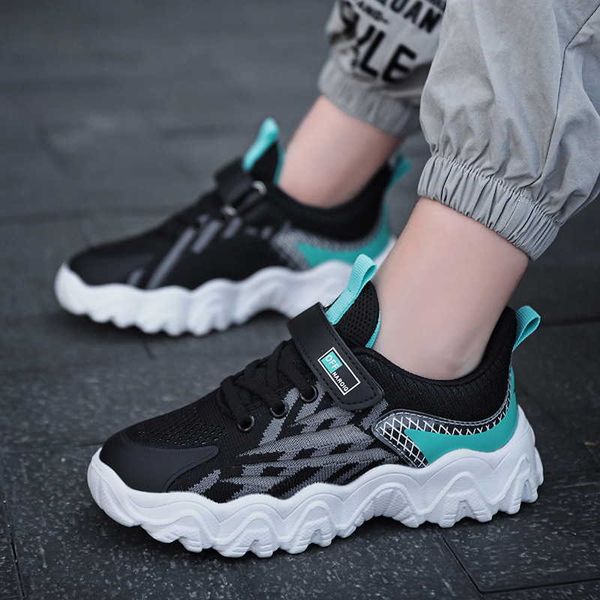 2021 children's sports shoes spring and autumn mesh soft bottom running boys' flying woven breathable lightweight, Black
2021 children's sports shoes spring and autumn mesh soft bottom running boys' flying woven breathable lightweight, Black