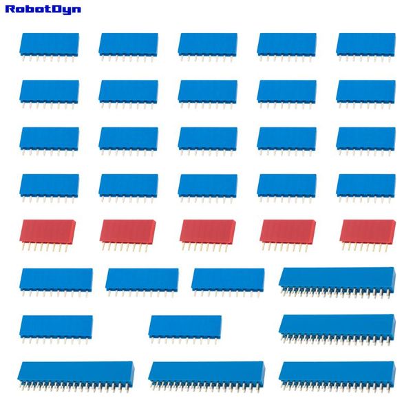 integrated circuits mega 2560 r3 set female pinheaders, 5 sets (1x8, 1x10,2x18), color for diy electronics
integrated circuits mega 2560 r3 set female pinheaders, 5 sets (1x8, 1x10,2x18), color for diy electronics