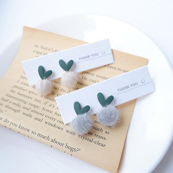 dangle & chandelier korean fashion high-sense personality heart and velvet ball earrings for women girls ins daily party gift 1s917, Silver
dangle & chandelier korean fashion high-sense personality heart and velvet ball earrings for women girls ins daily party gift 1s917, Silver