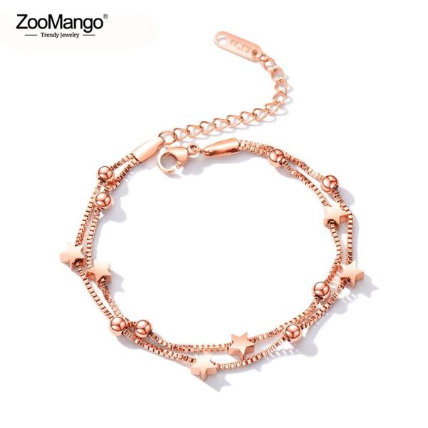 zoomango fashion stainless steel star ball chain link bracelets for women rose gold color double layer bracelet jewelry zb17099 link,, Black
zoomango fashion stainless steel star ball chain link bracelets for women rose gold color double layer bracelet jewelry zb17099 link,, Black
