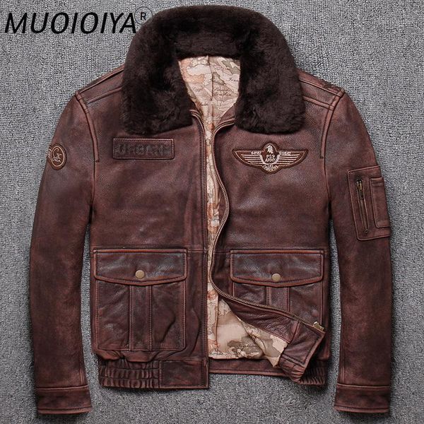 men's leather & faux .brand winter warm.classic g1 style mens jacket,vintage cowhide jacket,man cloth, Black
men's leather & faux .brand winter warm.classic g1 style mens jacket,vintage cowhide jacket,man cloth, Black