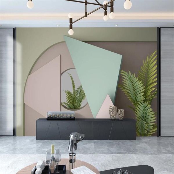 wallpapers milofi custom 3d fashion modern minimalist geometric green leaf wall painting wallpaper po tv background
wallpapers milofi custom 3d fashion modern minimalist geometric green leaf wall painting wallpaper po tv background