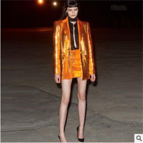 women's jackets 2021 spring and autumn trailblazer womens long sleeve jacket slim wild shine full sequin one button mid length suit jac, Black;brown
women's jackets 2021 spring and autumn trailblazer womens long sleeve jacket slim wild shine full sequin one button mid length suit jac, Black;brown