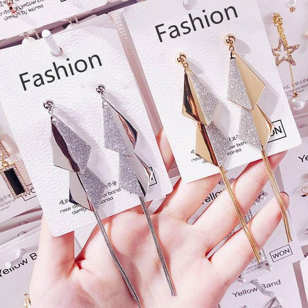 dangle & chandelier arrival dominated fashion long metal tassel drop earrings korean joker sweet lovely heart elegant women, Silver
dangle & chandelier arrival dominated fashion long metal tassel drop earrings korean joker sweet lovely heart elegant women, Silver