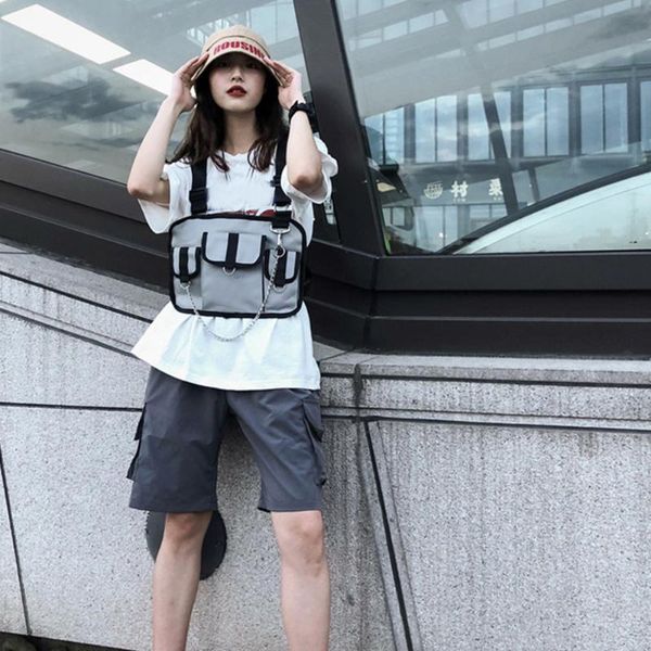 men women outdoor sports hip hop chest rig bag street harness adjustable strap oxford cloth pockets cross shoulder fashion waist bags
men women outdoor sports hip hop chest rig bag street harness adjustable strap oxford cloth pockets cross shoulder fashion waist bags