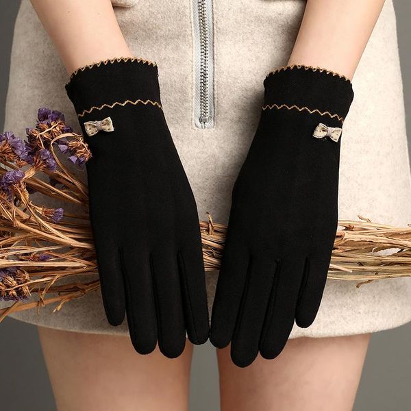 sports gloves grace lady women winter vintage full finger touch screen driving female glove mittens thick warm windproof wholsale g048, Black
sports gloves grace lady women winter vintage full finger touch screen driving female glove mittens thick warm windproof wholsale g048, Black