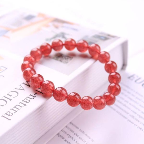 beaded, strands women bracelet 6 mm 8 nature strawberry stone round bead 100% really color not dyed glass girl fashion jewelry, Black
beaded, strands women bracelet 6 mm 8 nature strawberry stone round bead 100% really color not dyed glass girl fashion jewelry, Black