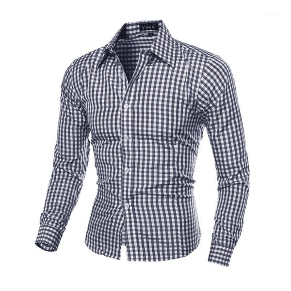 men's casual shirts autumn spring plaid shirt mens luxury stylish slim fit long sleeve business dress male camisas homb, White;black
men's casual shirts autumn spring plaid shirt mens luxury stylish slim fit long sleeve business dress male camisas homb, White;black