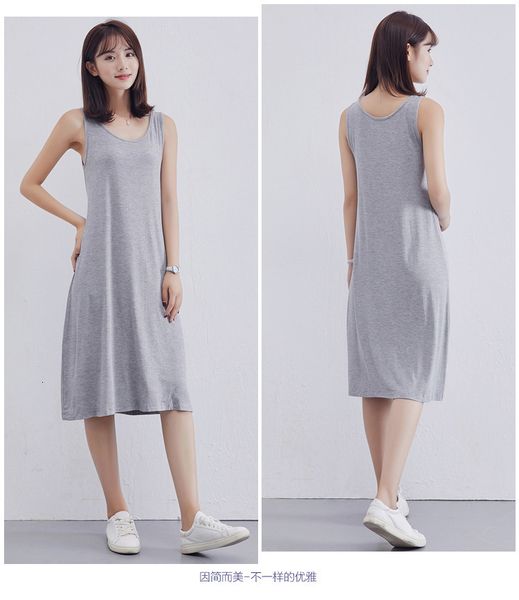 women's sleepwear sleepwear camisola women night dress sleeveless modal cotton nightshirt female nightgown slim nighty casual nightdres, Black;red
women's sleepwear sleepwear camisola women night dress sleeveless modal cotton nightshirt female nightgown slim nighty casual nightdres, Black;red