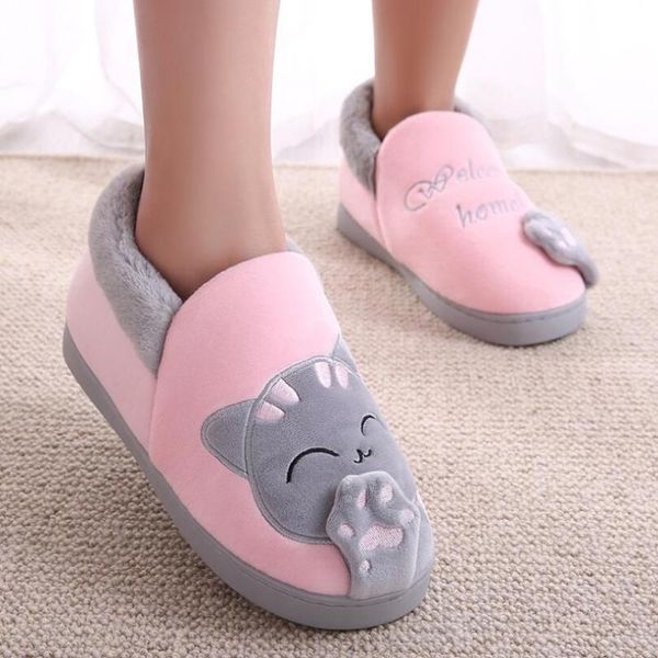 slippers noolim winter cartoon lucky cat women non-slip home shoes men indoor floor bedroom lovers couple warm plush, Black
slippers noolim winter cartoon lucky cat women non-slip home shoes men indoor floor bedroom lovers couple warm plush, Black
