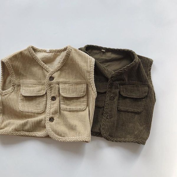 waistcoat baby boy sleeveless jackets coats toddler girls corduroy kids pocket vest jacket children autumn outerwear 0-4y, Camo
waistcoat baby boy sleeveless jackets coats toddler girls corduroy kids pocket vest jacket children autumn outerwear 0-4y, Camo