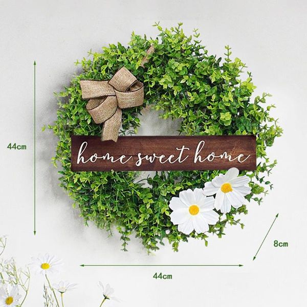 decorative flowers & wreaths sweet home christmas welcome handmade simulation leaf wreath enhance the holiday atmosphere decoration
decorative flowers & wreaths sweet home christmas welcome handmade simulation leaf wreath enhance the holiday atmosphere decoration