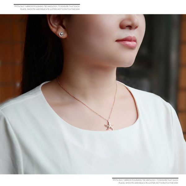 chokers classic starfish stainless steel necklace pendant fashion eight pointed star neck chain for women and girls jewellery, Golden;silver
chokers classic starfish stainless steel necklace pendant fashion eight pointed star neck chain for women and girls jewellery, Golden;silver