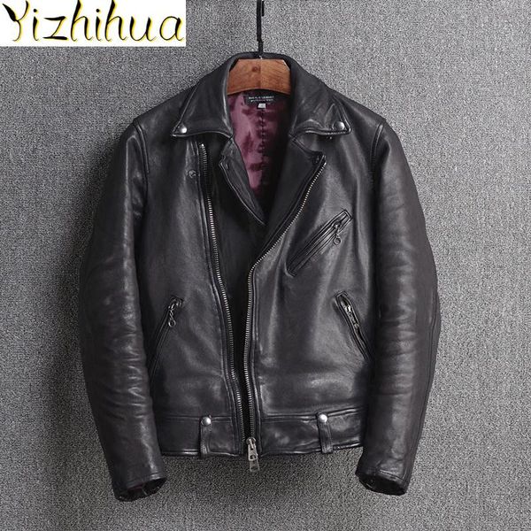 men's leather & faux azazel genuine jacket men real sheepskin coat spring autumn vintage motorcycle slim fit veste cuir homme 23m-45 kj, Black
men's leather & faux azazel genuine jacket men real sheepskin coat spring autumn vintage motorcycle slim fit veste cuir homme 23m-45 kj, Black