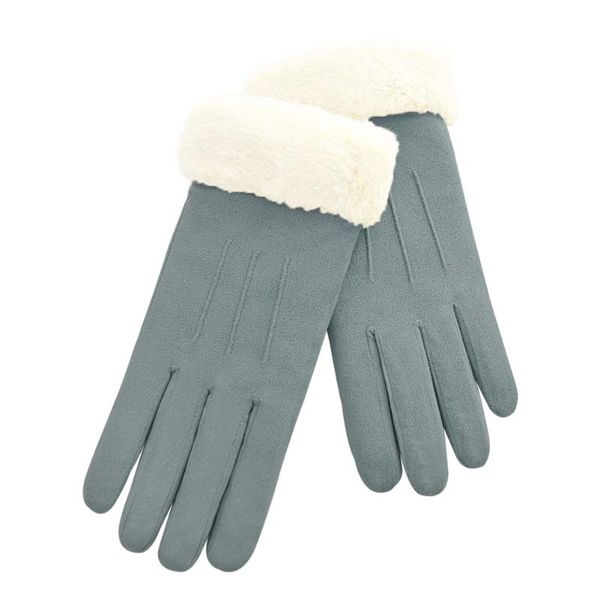 five fingers gloves women faux suede bowknot mittens full finger elegant driving keep warm ladies skiing outdoor sports cosy soft cuff winte, Blue;gray
five fingers gloves women faux suede bowknot mittens full finger elegant driving keep warm ladies skiing outdoor sports cosy soft cuff winte, Blue;gray