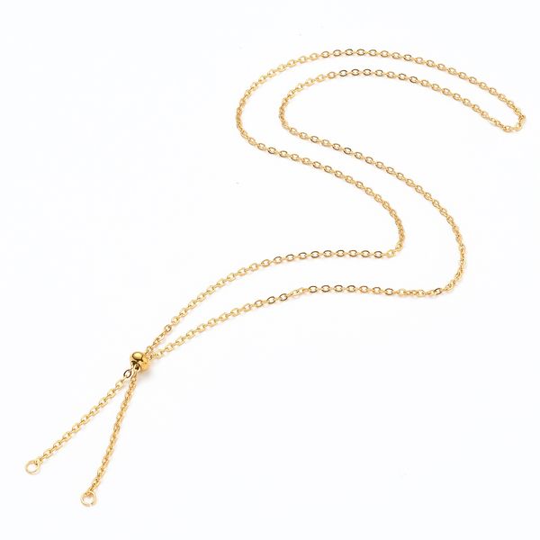 20pcs adjustable 304 stainless steel slider necklace cable chains with ser beads for diy jewelry making 23-5/8 inches(60cm), Blue;slivery
20pcs adjustable 304 stainless steel slider necklace cable chains with ser beads for diy jewelry making 23-5/8 inches(60cm), Blue;slivery