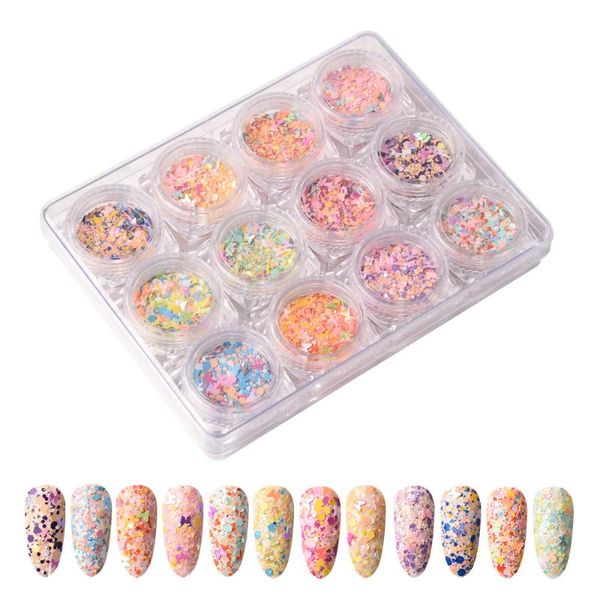 nail glitter 12pcs/set powder sequins dust iridescent flakes colorful shining paillette art manicure decorations, Silver;gold
nail glitter 12pcs/set powder sequins dust iridescent flakes colorful shining paillette art manicure decorations, Silver;gold