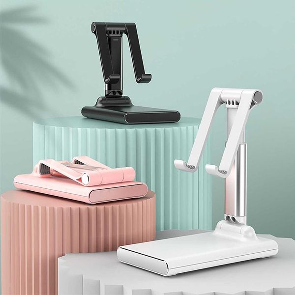 portable foldable adjustable aluminum alloy deskphone holder support stand cell mounts & holders
portable foldable adjustable aluminum alloy deskphone holder support stand cell mounts & holders