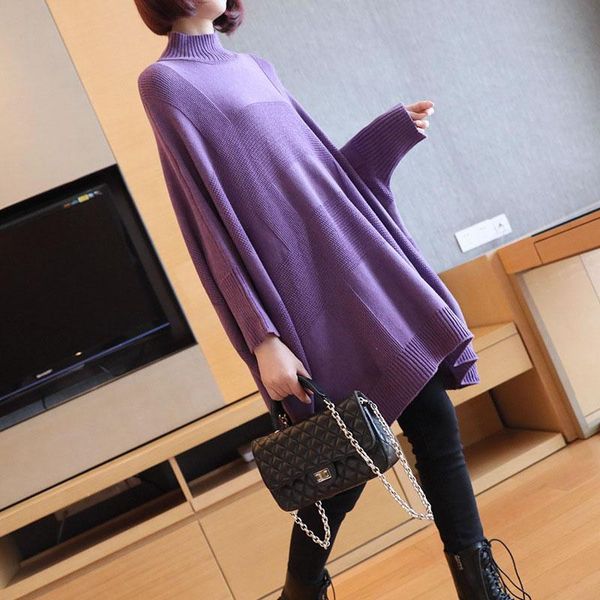 women's sweaters wild loose pullover women simple lazy oaf knitwear korean style turtleneck sweater plus size solid color, White;black
women's sweaters wild loose pullover women simple lazy oaf knitwear korean style turtleneck sweater plus size solid color, White;black