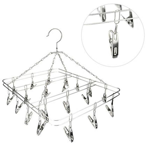 laundry bags stainless steel cloth socks short underwear hanger drying rack for baby clothes
laundry bags stainless steel cloth socks short underwear hanger drying rack for baby clothes