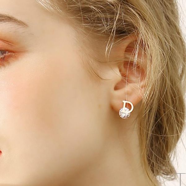 korean fashion s925 silver post flash stud earrings exquisite zircon letter d cute for women jewelry gift, Golden;silver
korean fashion s925 silver post flash stud earrings exquisite zircon letter d cute for women jewelry gift, Golden;silver