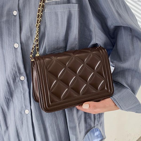 shoulder bags small chain crossbody for women luxury leather plaid bag vintage handbag female diamond lattice flap messenger
shoulder bags small chain crossbody for women luxury leather plaid bag vintage handbag female diamond lattice flap messenger