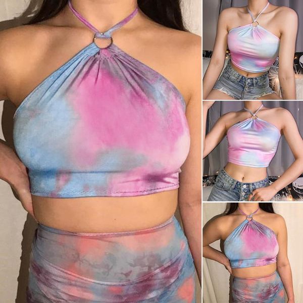 women's tanks & camis club party fashion summer women vest slim fit holiday dye color short sleeveless backless beach halter crop, White
women's tanks & camis club party fashion summer women vest slim fit holiday dye color short sleeveless backless beach halter crop, White