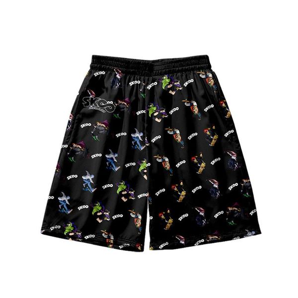 men's shorts loose casual 3d print sk8 the infinity trunks quick dry beach swiming hip hop short pants cool clothes, White;black
men's shorts loose casual 3d print sk8 the infinity trunks quick dry beach swiming hip hop short pants cool clothes, White;black
