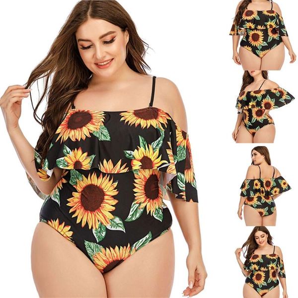 one-piece suits g6de women plus size swimsuit off shoulder tummy control monokini boho sunflower printed flounce ruffled bathing
one-piece suits g6de women plus size swimsuit off shoulder tummy control monokini boho sunflower printed flounce ruffled bathing