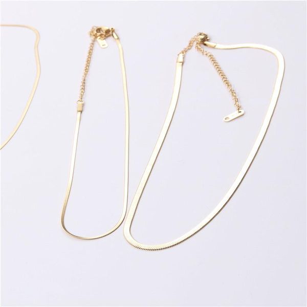 pendant necklaces snake chain necklace golden brightening plated diy shining link with clasps for jewelry making bh, Silver
pendant necklaces snake chain necklace golden brightening plated diy shining link with clasps for jewelry making bh, Silver
