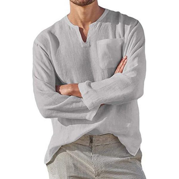 men's casual shirts men 2021 fashion long sleeve v-neck beach linen shirt clothing large size chemise homme, White;black
men's casual shirts men 2021 fashion long sleeve v-neck beach linen shirt clothing large size chemise homme, White;black