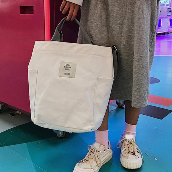 women shopping tote shoulder bag canvas large capacity handbags wear resistant korean style multi pockets daily lightweight bags
women shopping tote shoulder bag canvas large capacity handbags wear resistant korean style multi pockets daily lightweight bags
