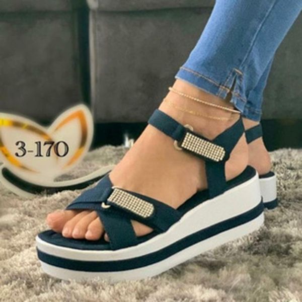sandals women thick bottem platform ladies heel summer shoes female height increasing beach casual sandalias, Black
sandals women thick bottem platform ladies heel summer shoes female height increasing beach casual sandalias, Black