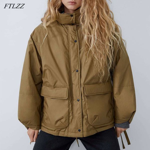 autumn winter women casual loose stand collar cotton coat fashion pocket zipper thicken warm jacket 210423, Black
autumn winter women casual loose stand collar cotton coat fashion pocket zipper thicken warm jacket 210423, Black